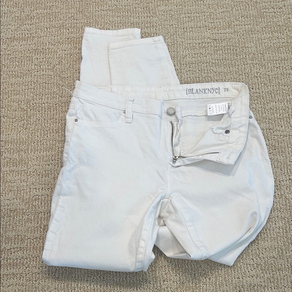 Blank NYC Women's Crisp White Skinny Jeans size 29 - EUC